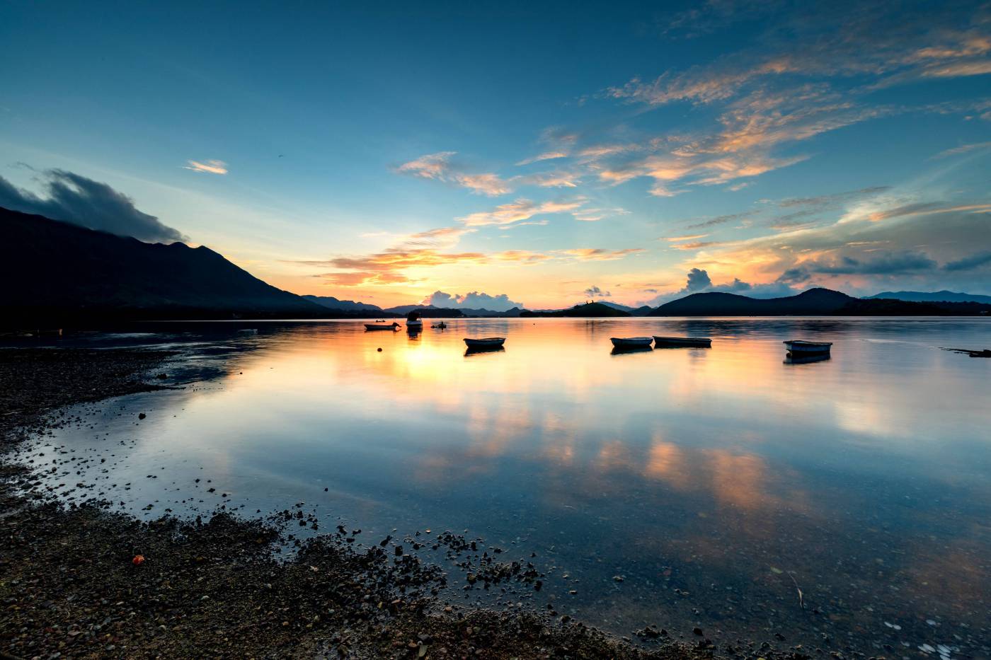 Lake Landscape Sunrise  picture