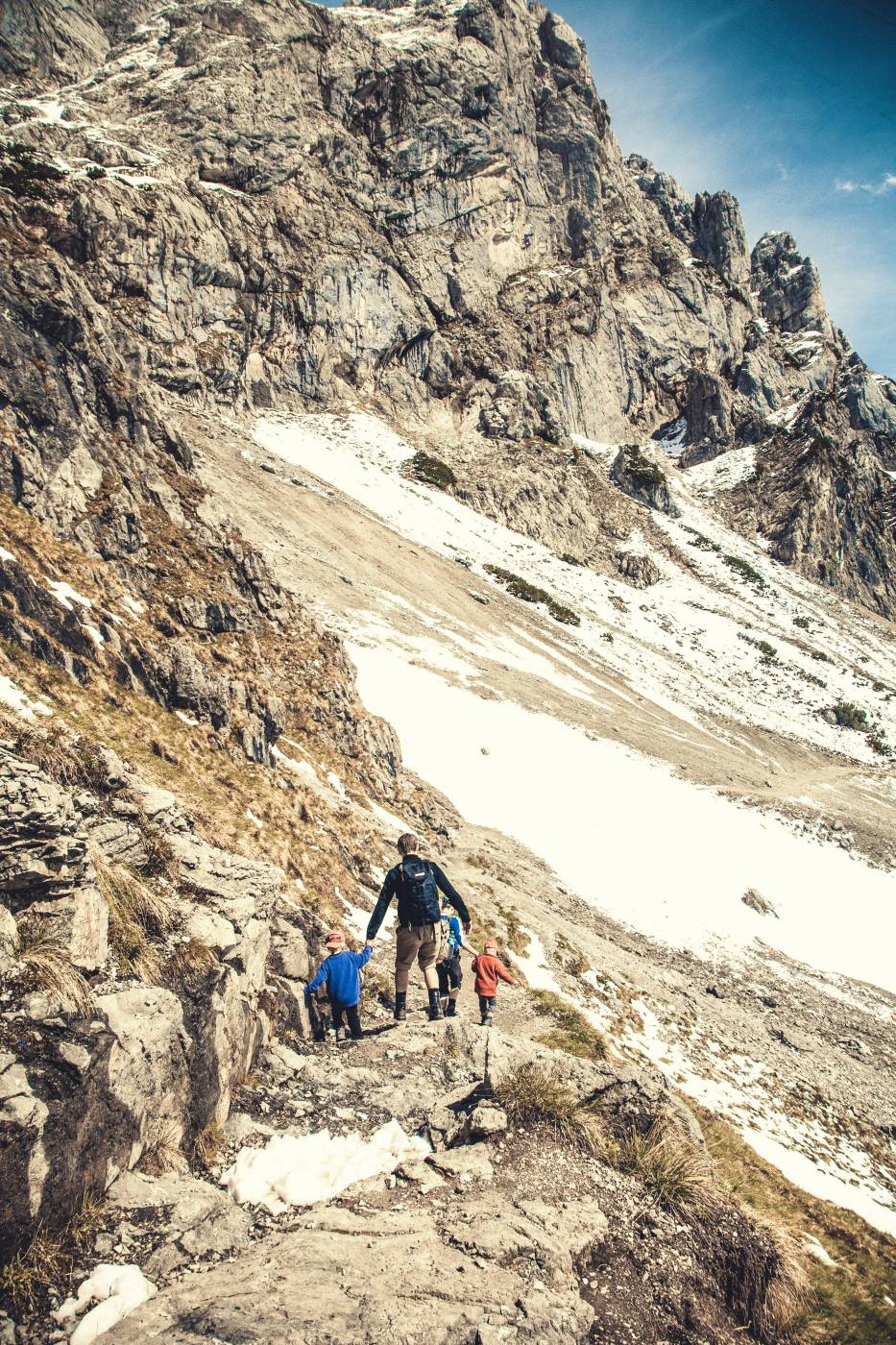 alpine hiking dachstein/ picture
