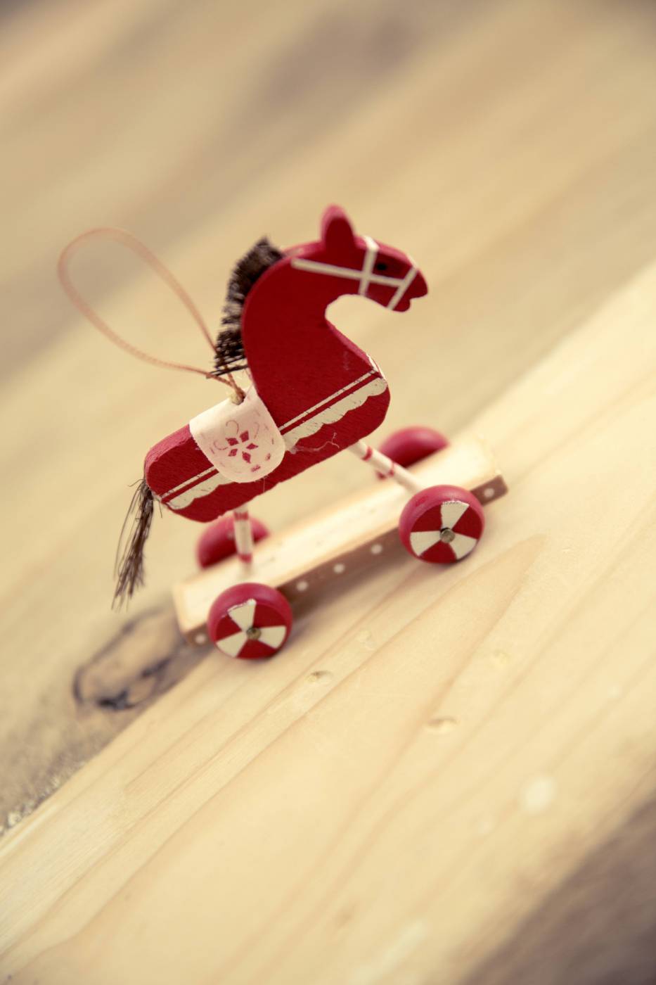 christmas vintage horse/ picture