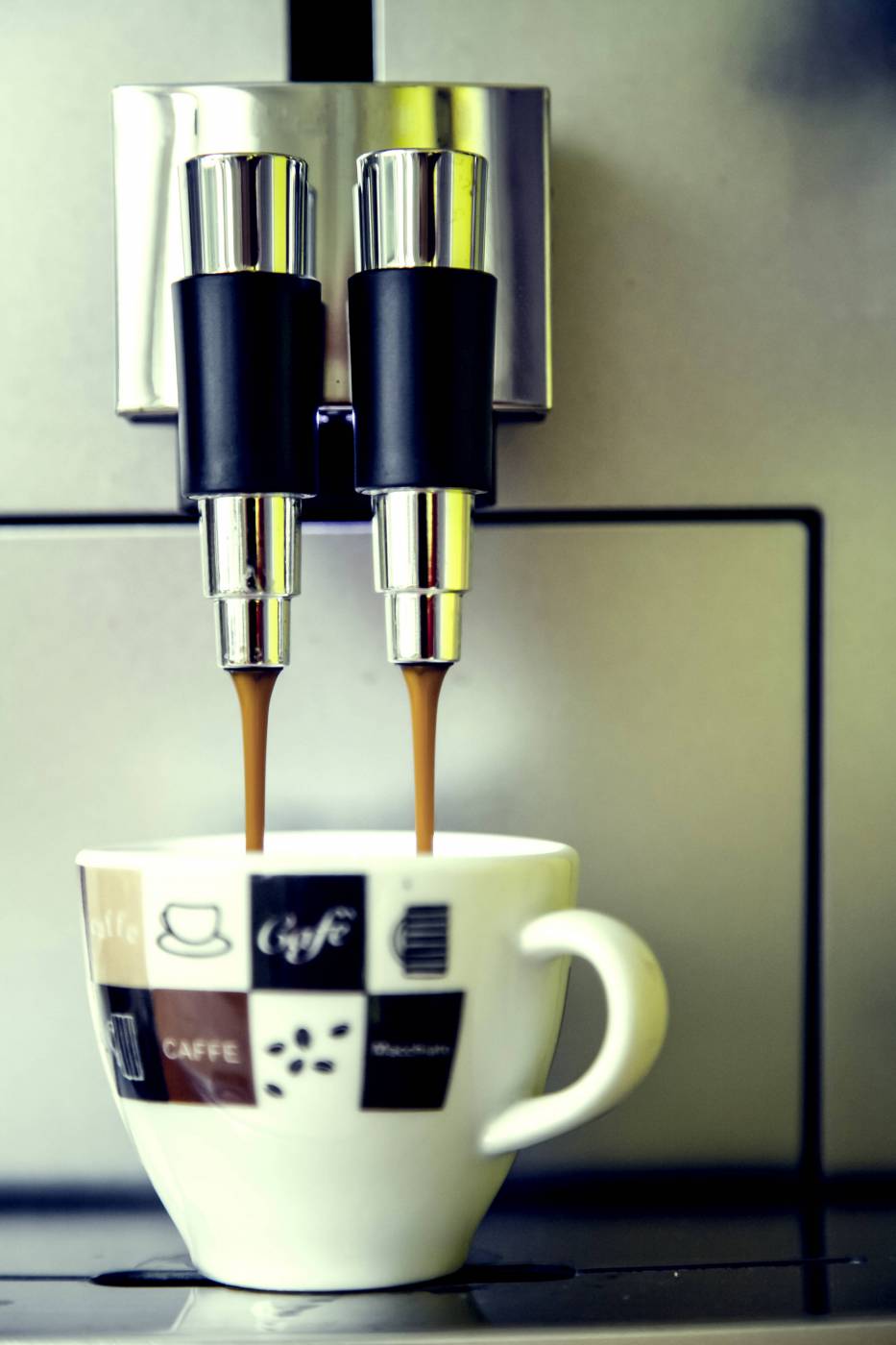 coffee automat espresso/ picture