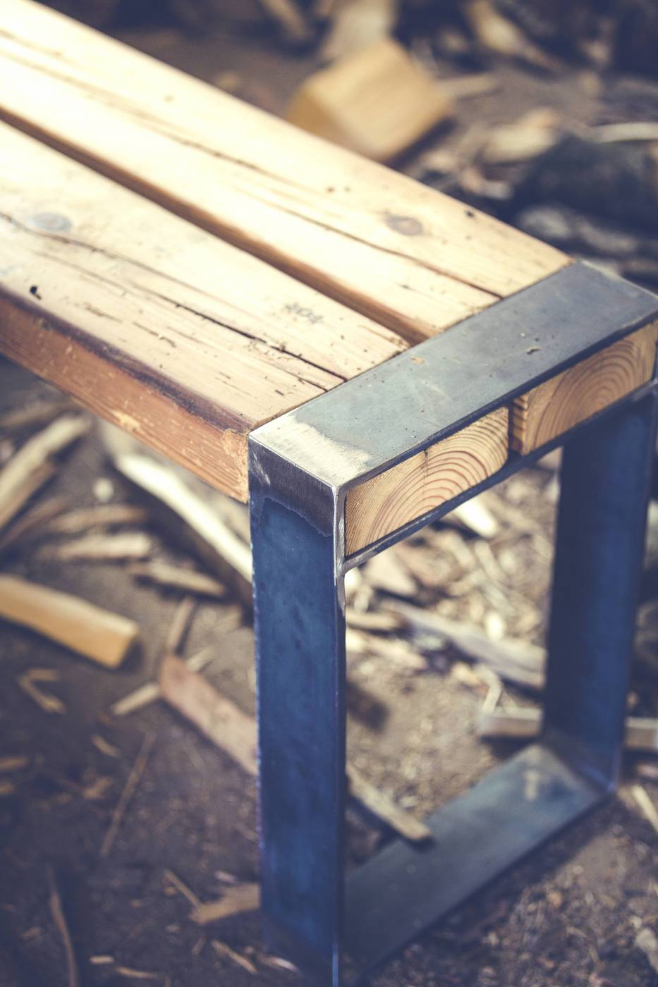 diy handcraft wooden bench/ picture