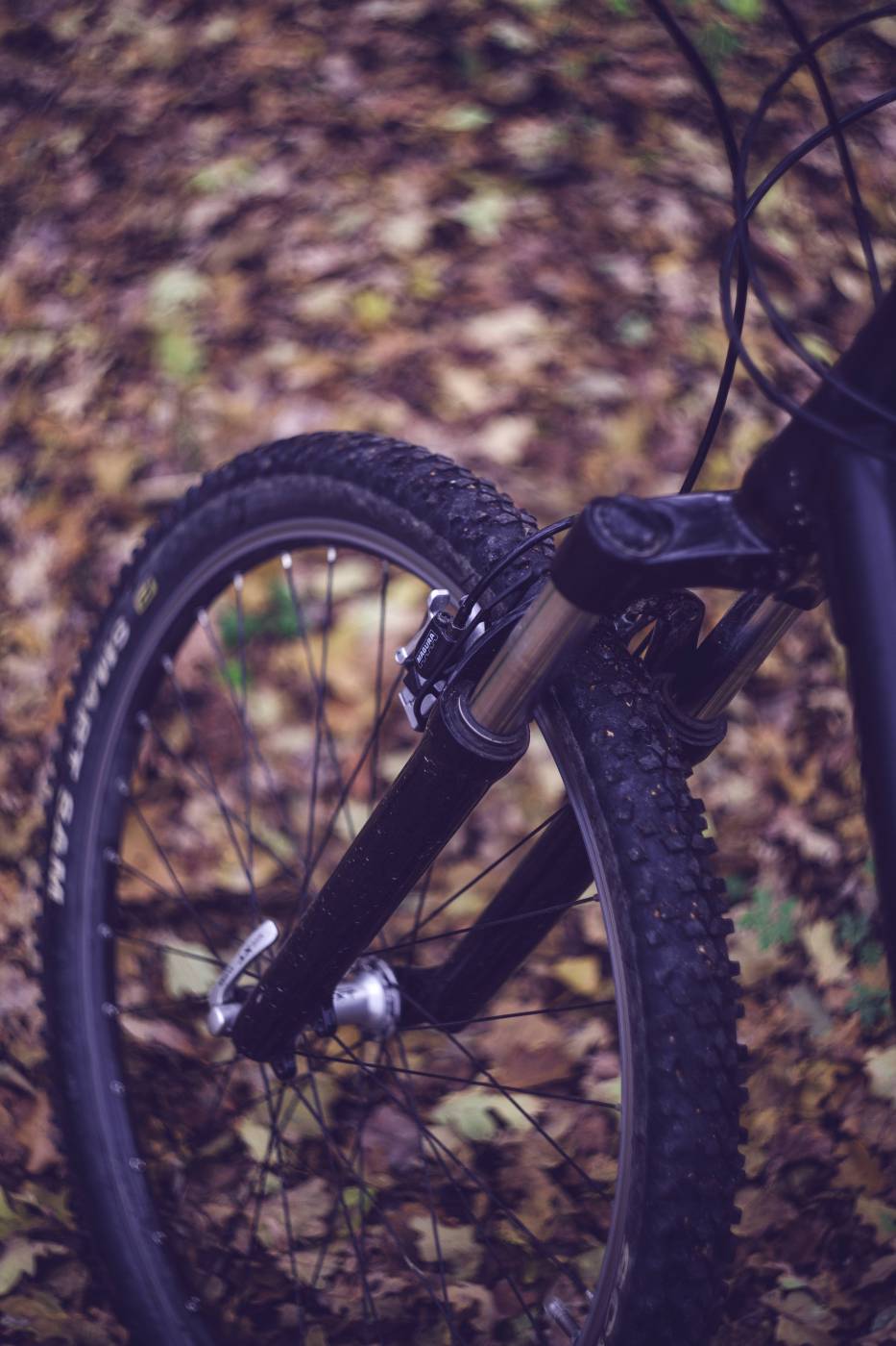 front mountainbike wheel brake/ picture