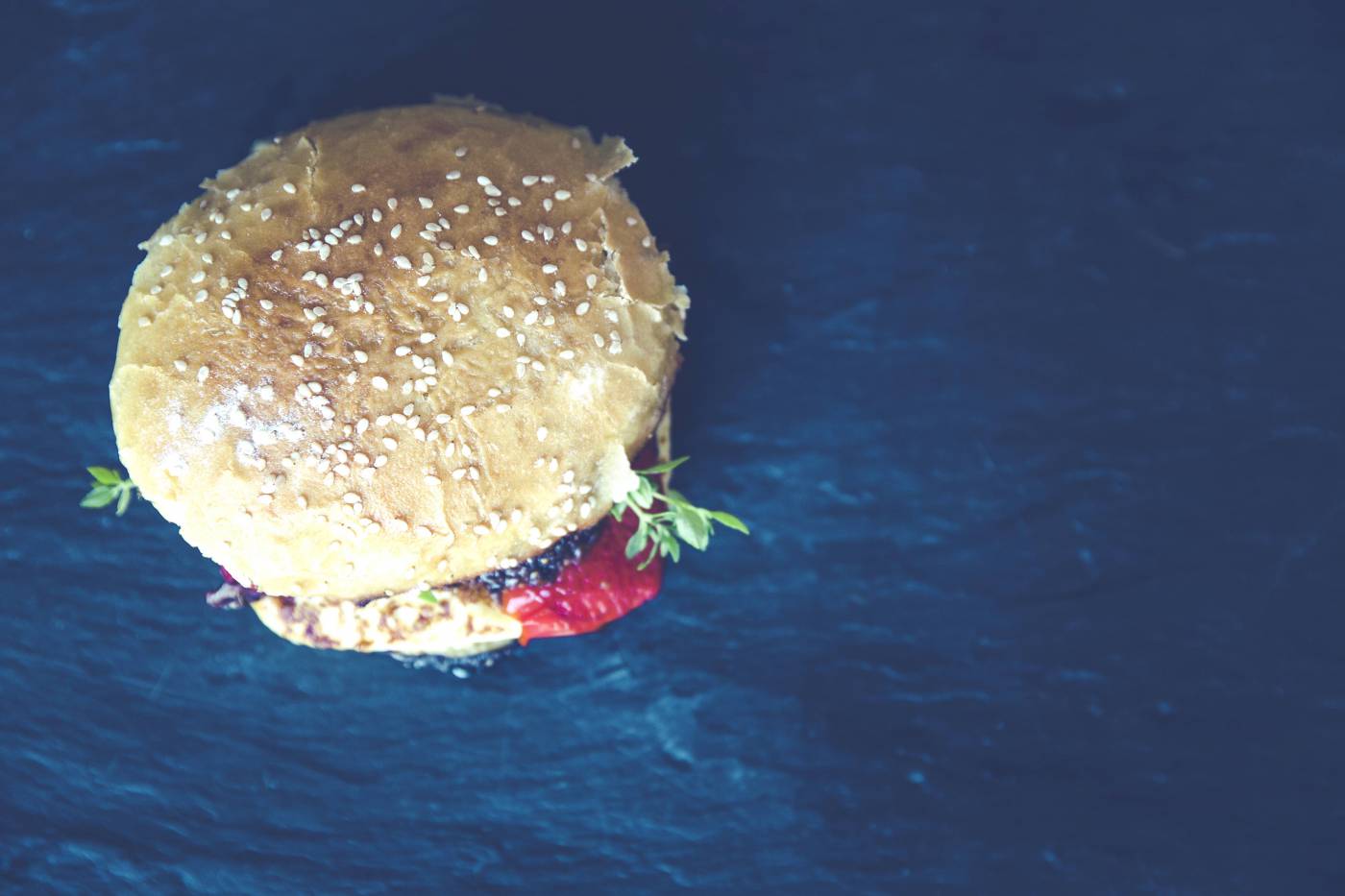 homemade veggie burger/ picture