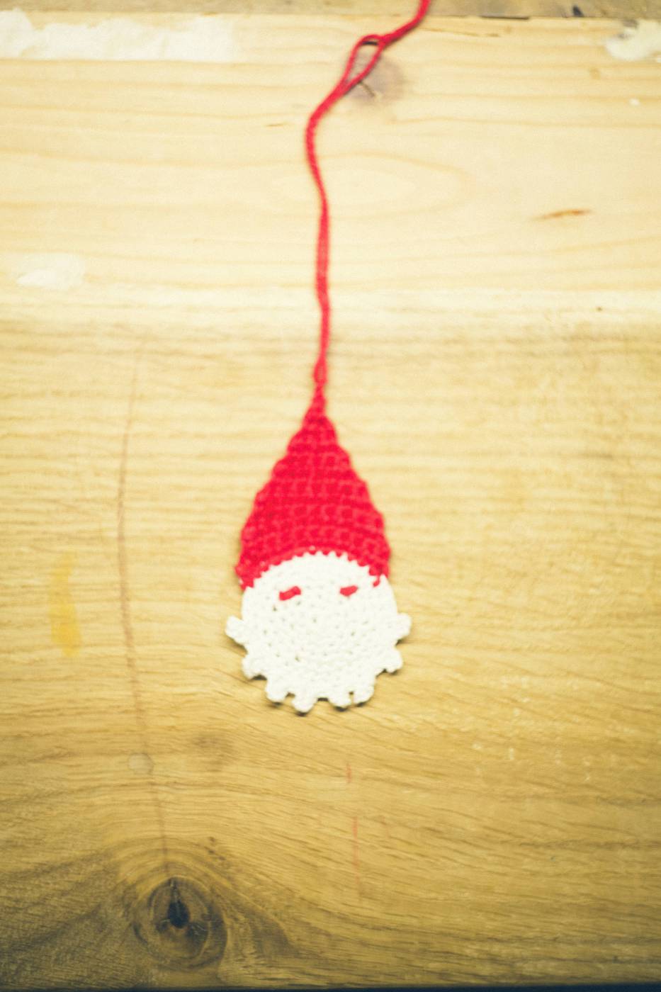 knitted santa claus/ picture
