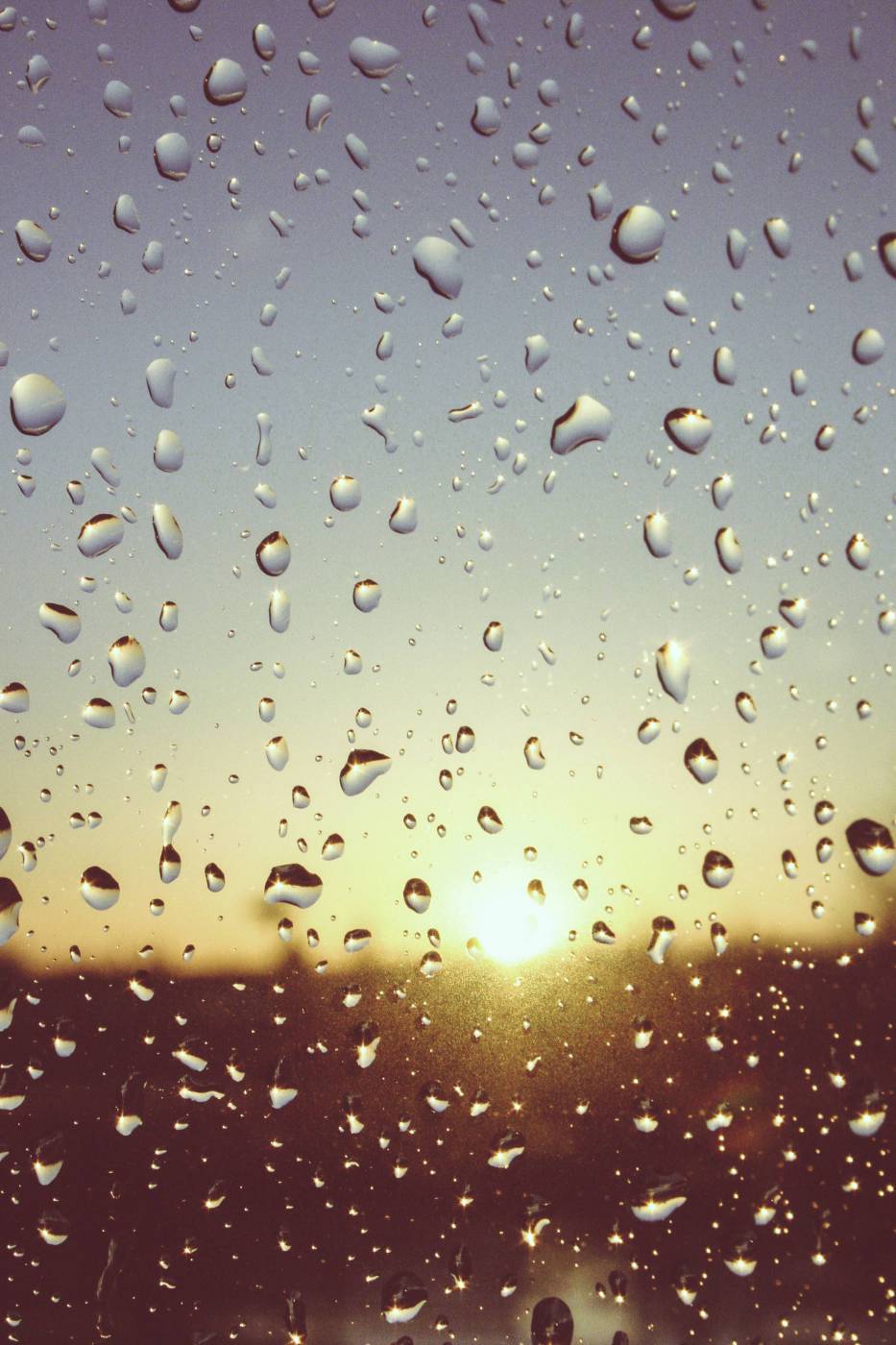raindrops window/ picture