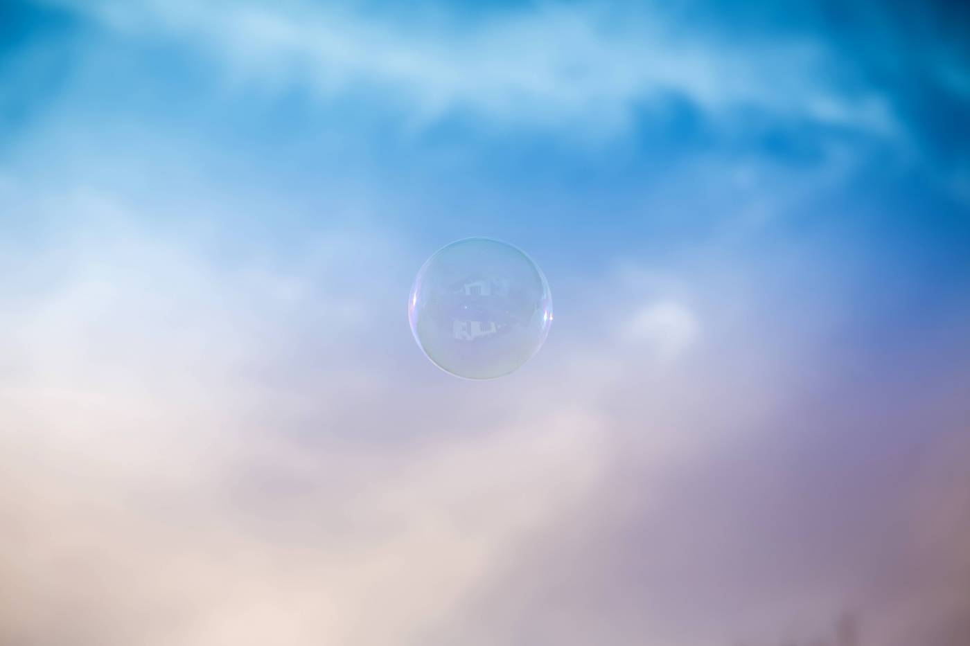 soap bubble sky/ picture