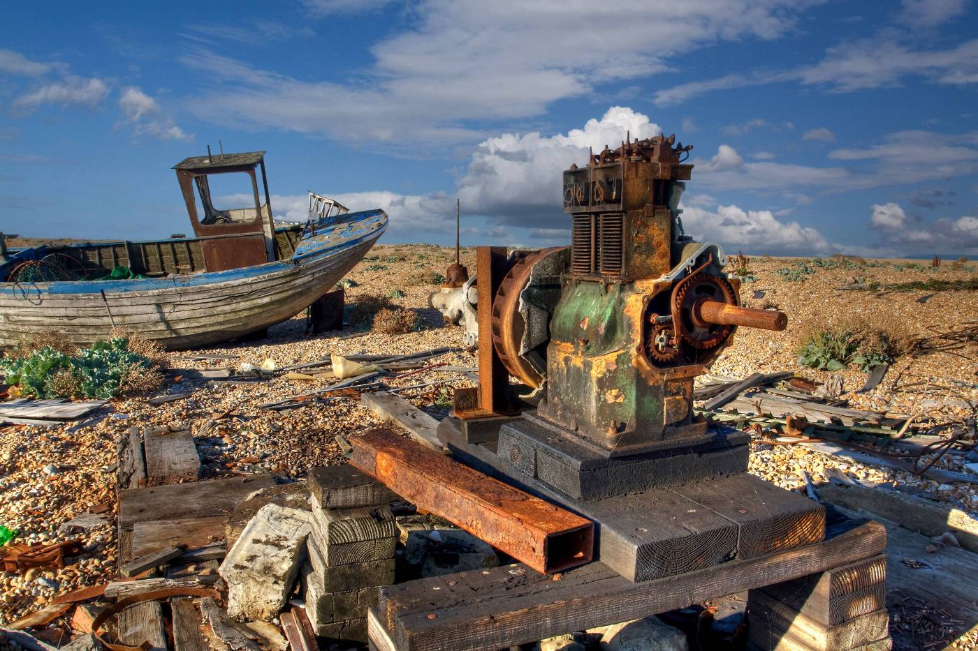 Boat and Engine  picture