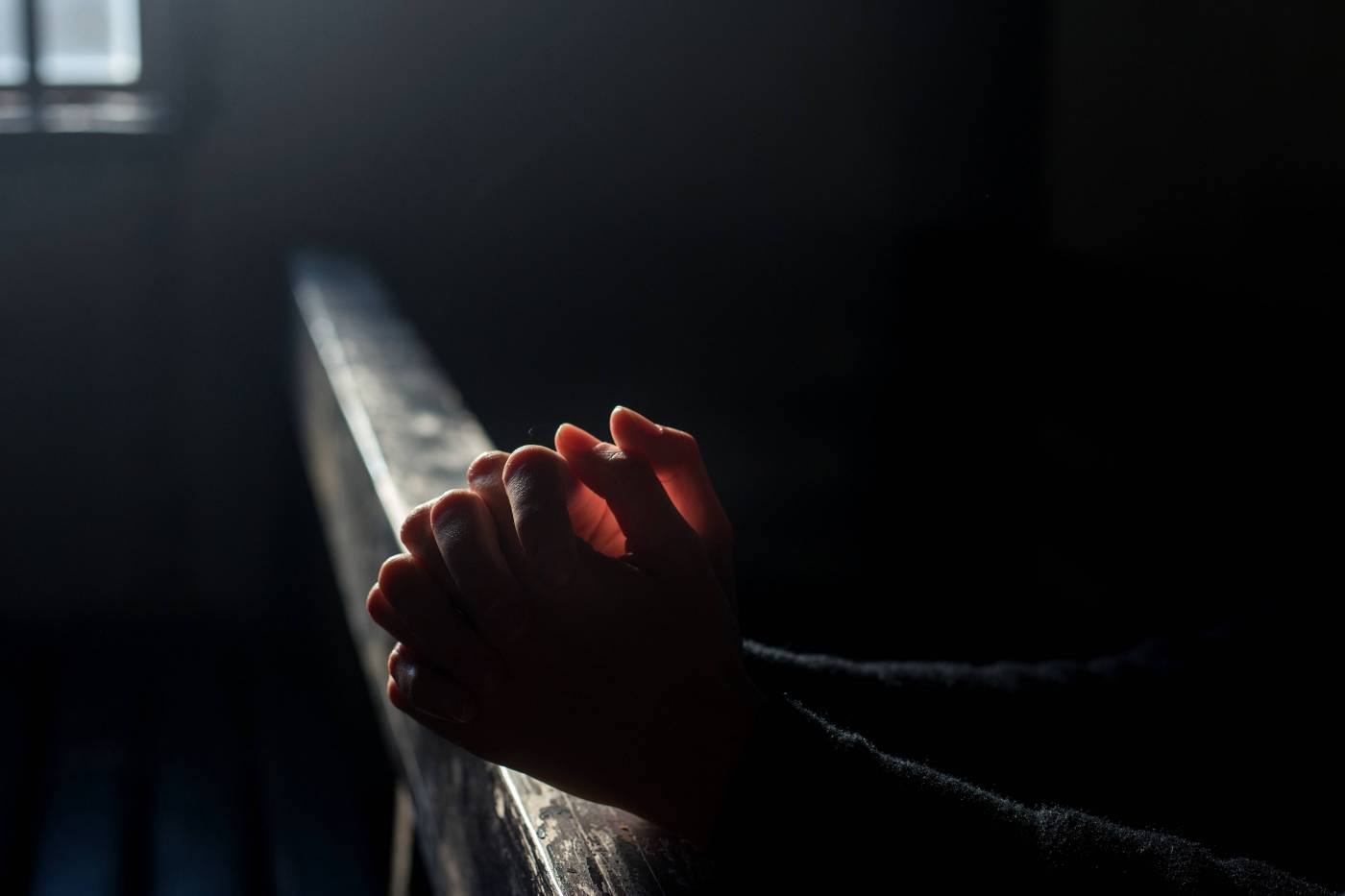 Hands Praying in Church  picture