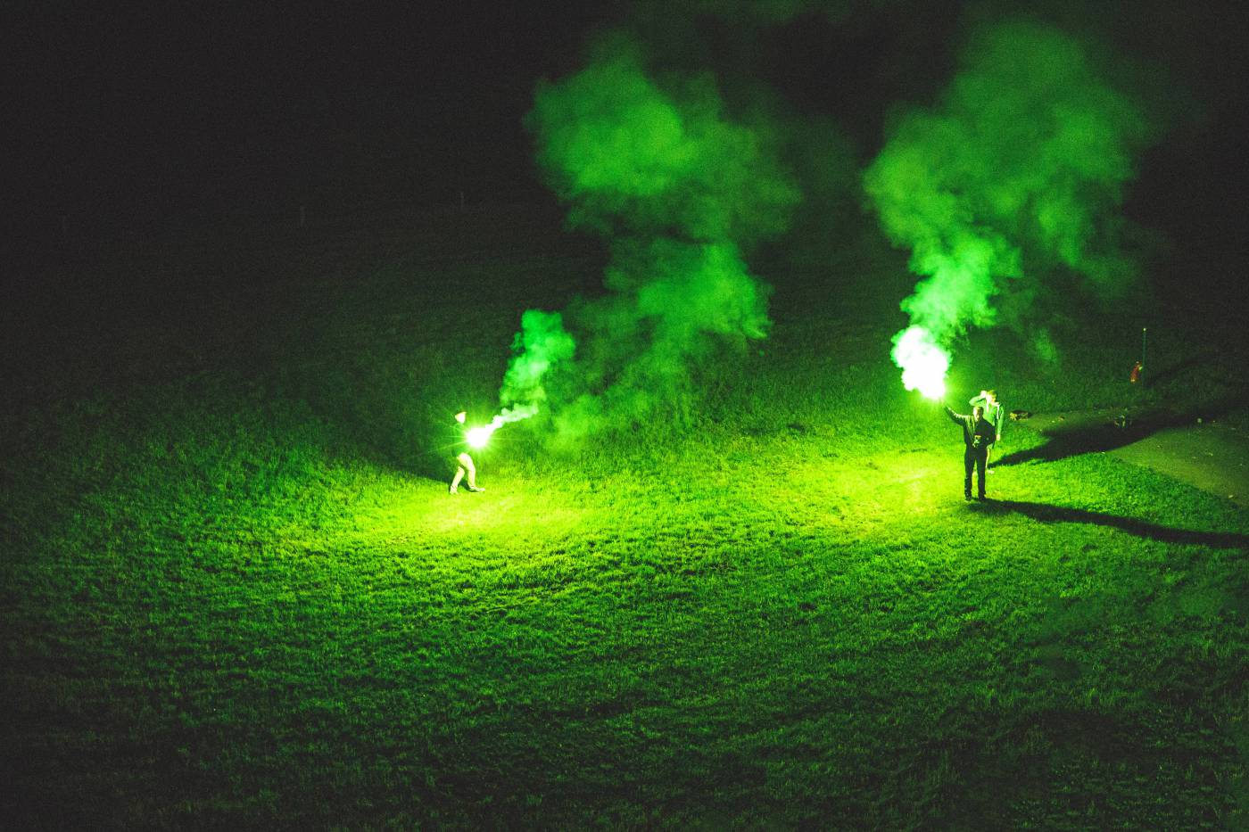 ?People? Holding Flares  picture