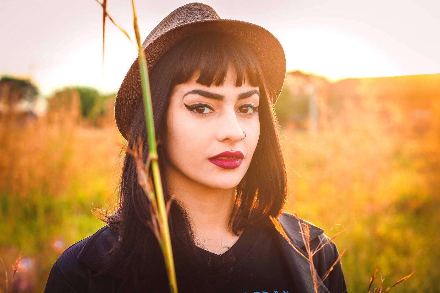 Woman Wearing Hat  picture