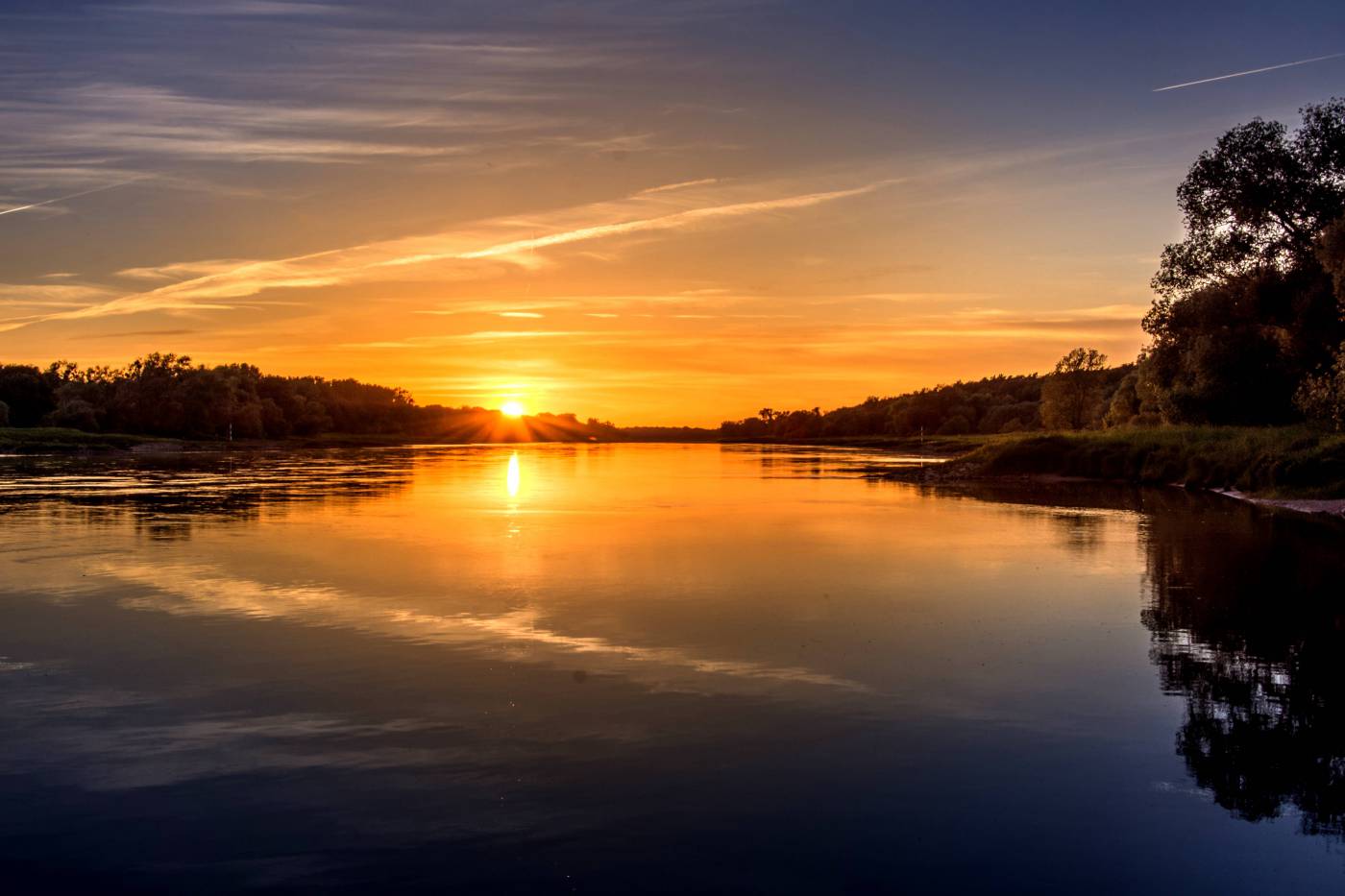 River Sunset  picture