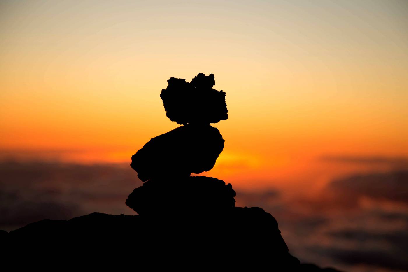 Rock Pile at Sunset  picture