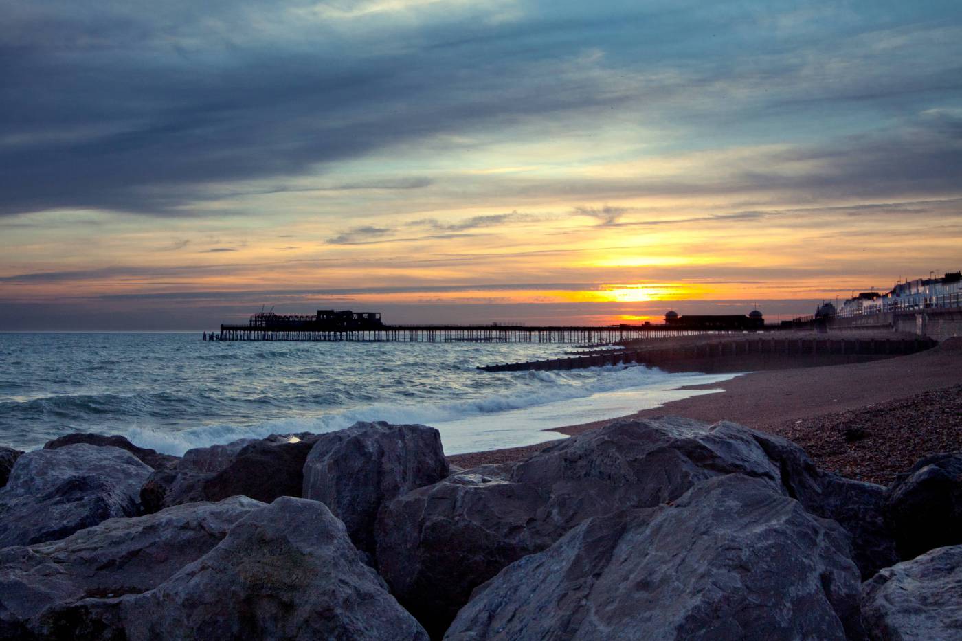 Pier At Sunset  picture