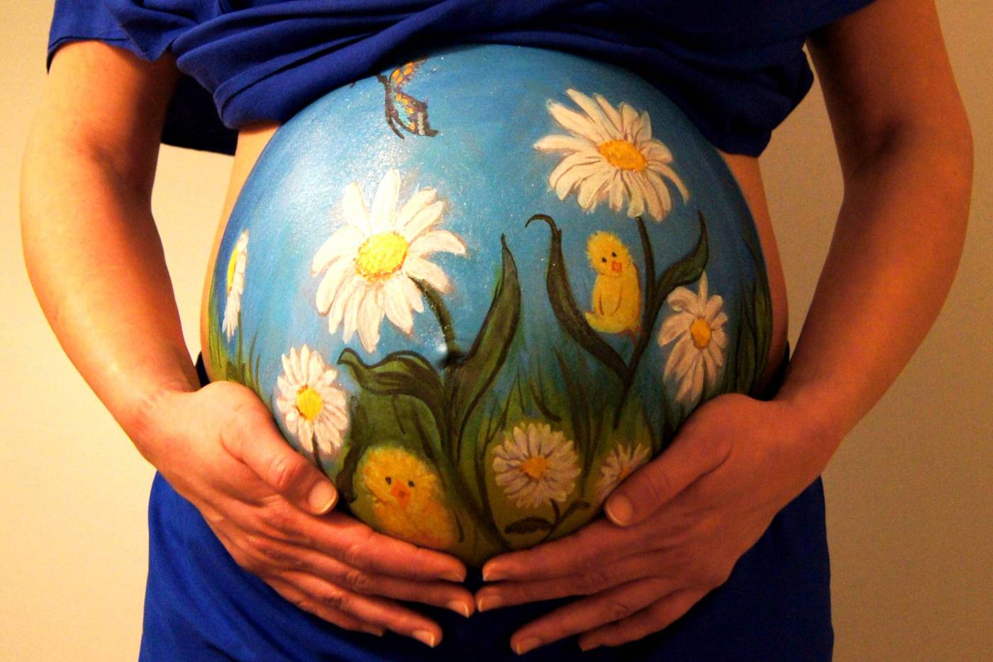 Pregnant Tummy: Beautiful Expecting Mother Embracing Her Journey picture