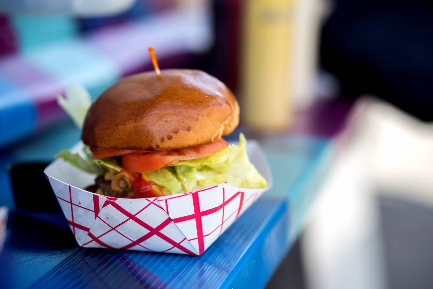 Burger Takeout Delight: Freshly Wrapped Savory Goodness picture