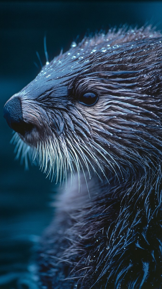 glacier bay sea otter fur shimmering with water 43f937c2 c0e5