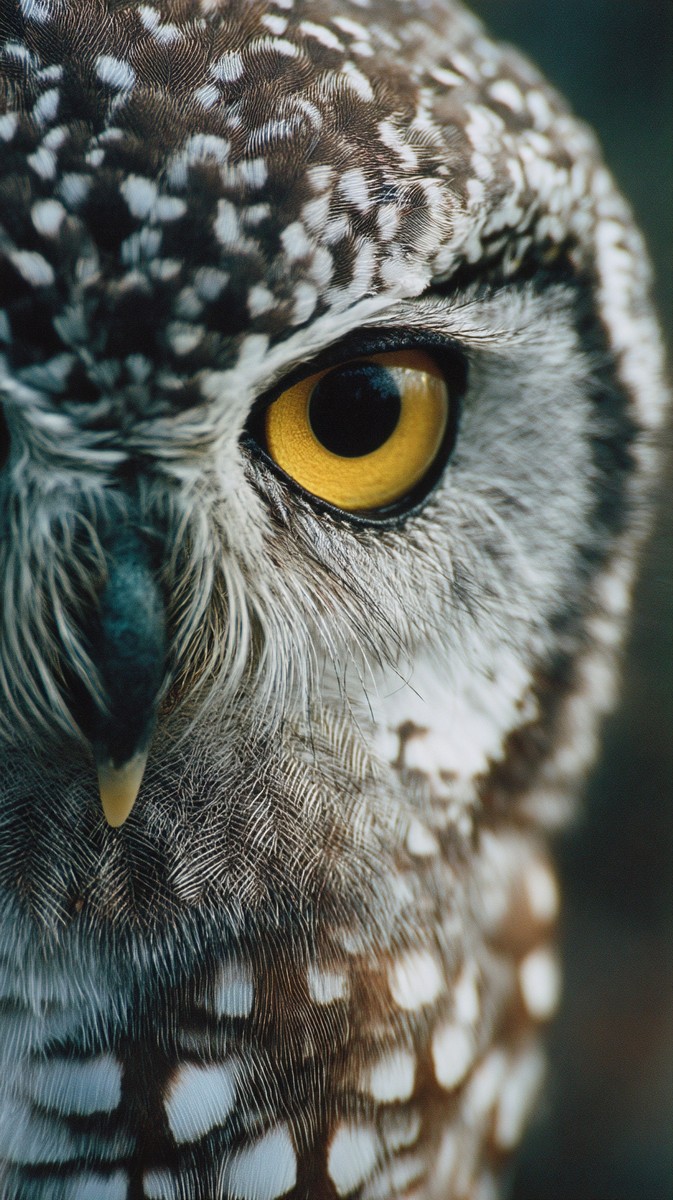 olympic spotted owl piercing yellow eye macro clos 8adf4776 9989