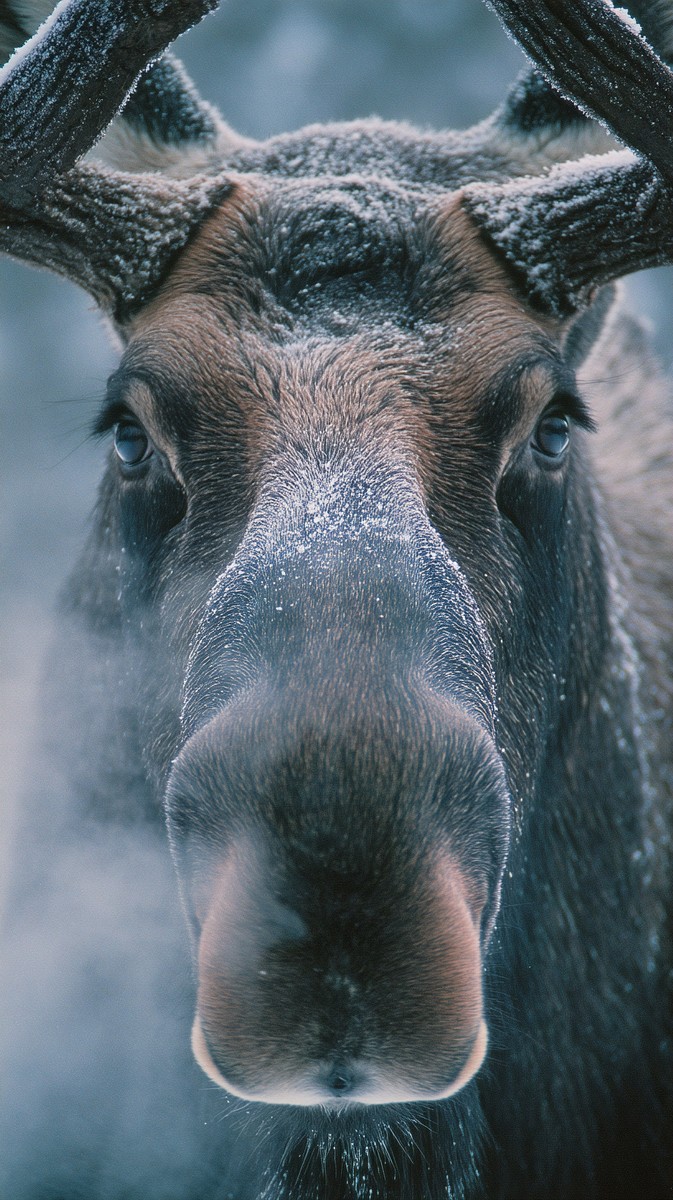 rocky mountain moose nostrils steaming cold air db598f92 b880 4d96
