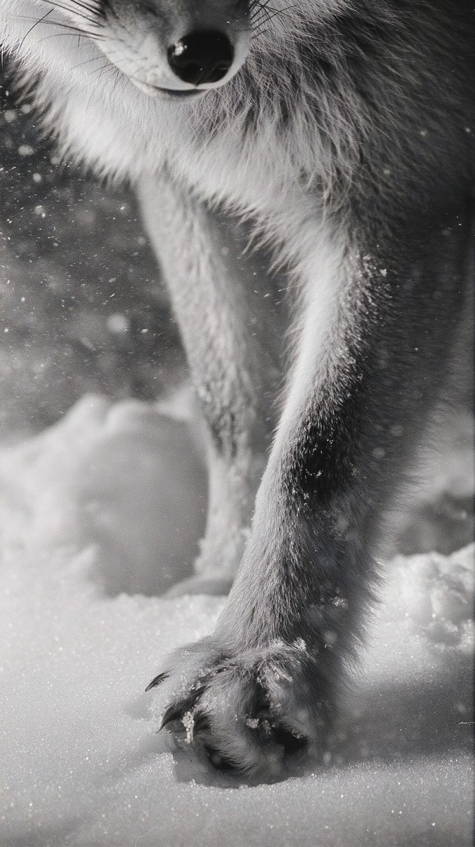 sequoia sierra nevada red fox paw close snow 9e5530b2 1253