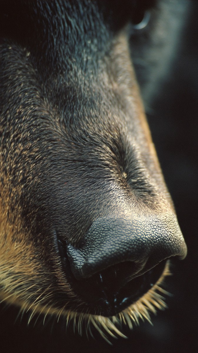 yosemite black bear nose and whisker texture macro be7be2ab def8