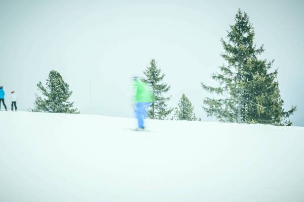 alpine winter skiing/