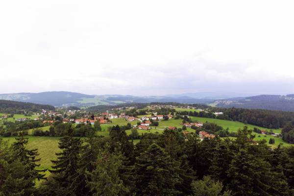 bavaria forest village view/