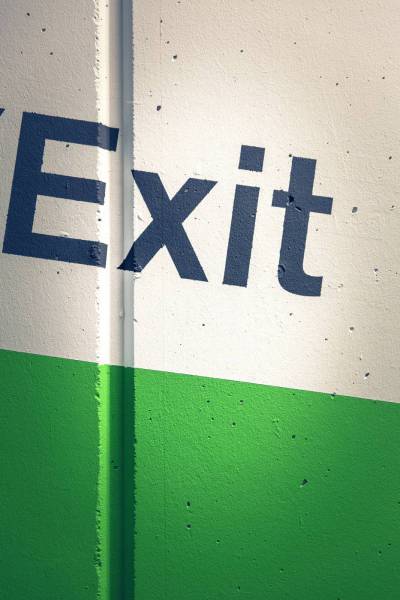 exit typography parkdeck/