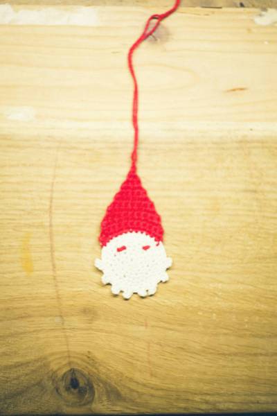 knitted santa claus/