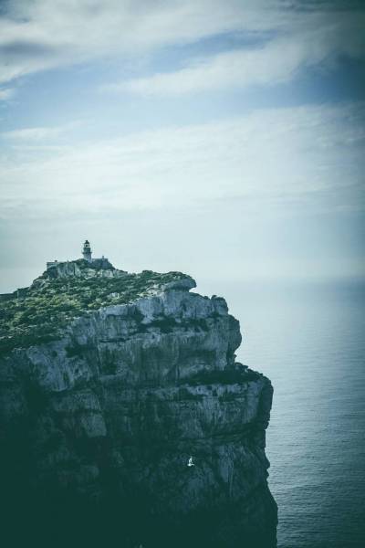 lighthouse cliff sardinia/