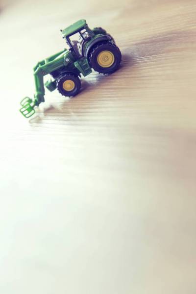 miniature green toy bulldog/
