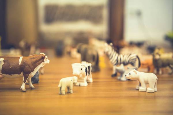 miniature toy farming/