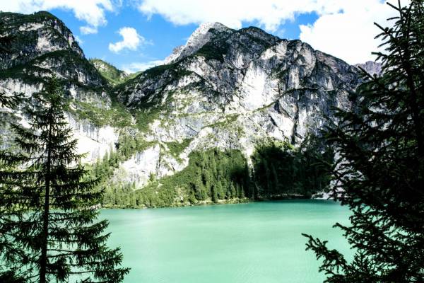 mountain lake south tyrol/
