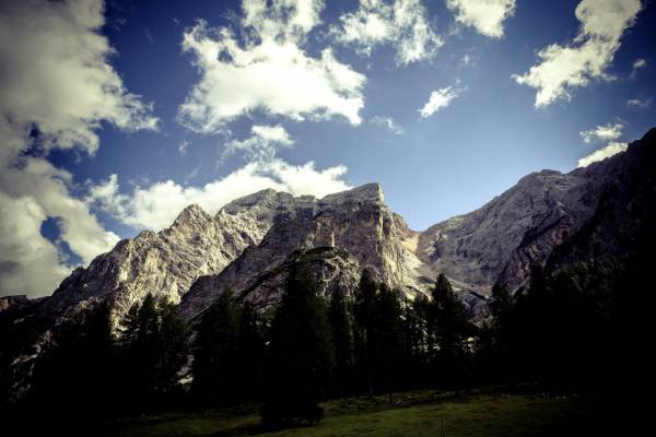 prags mountain south tyrol/
