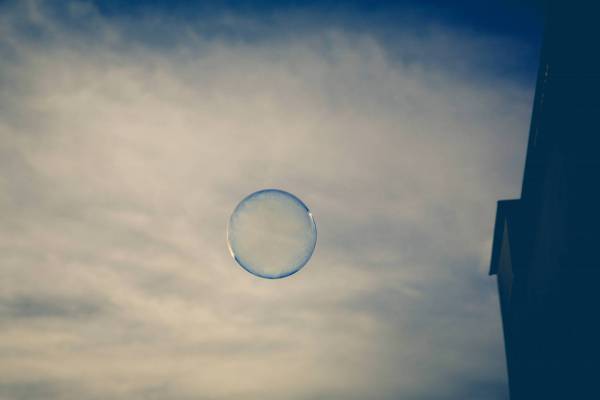 sky soap bubble circle/