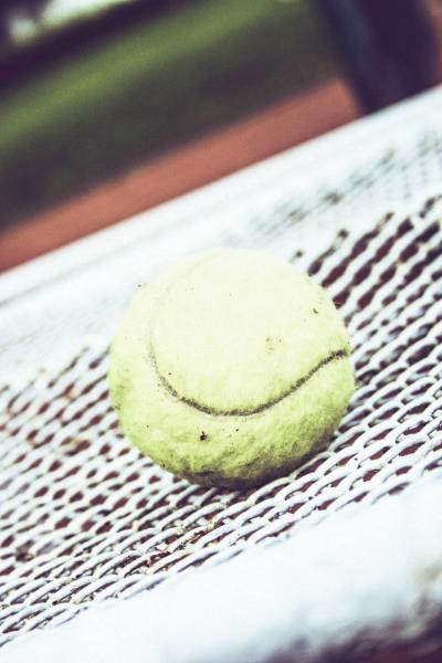 tennis court ball/