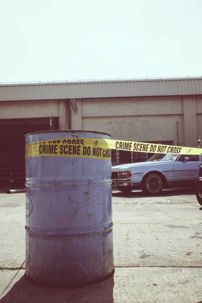 us car crime scene/