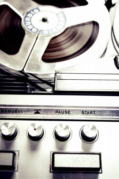 vintage tape recorder/