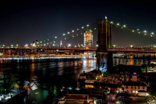 Brooklyn Bridge at Night 