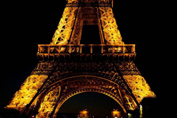 Eiffel Tower at ?Night? 