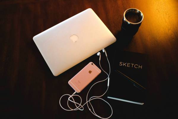 Laptop, Book, Phone & Headphones  - ISO ...
