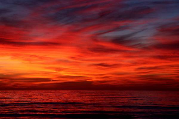 Red Sky Sunset 