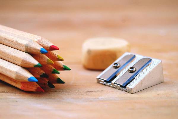 School Pencils & Sharpener 