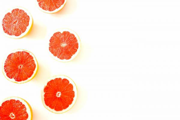 Sliced Tangerine on White ?Background? Royalty-Free Stock ...