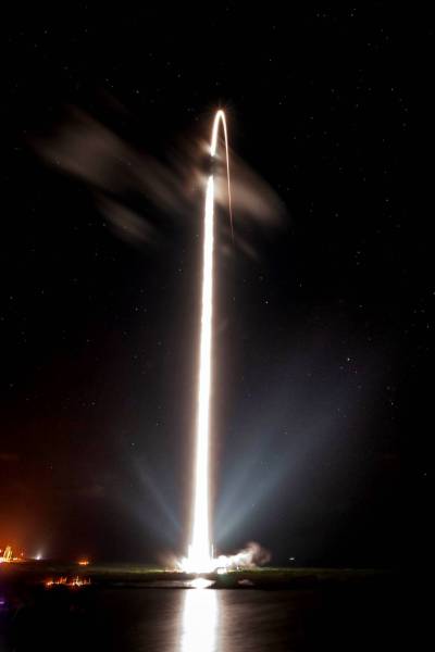 Space Rocket at ?Night? 