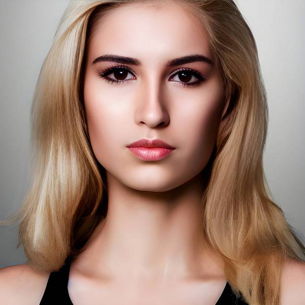closeup beauty portrait blond hair caucasian ethnicity sensuality women