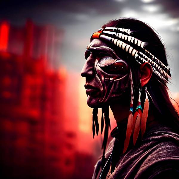 adult native american one person men cultures indigenous culture portrait