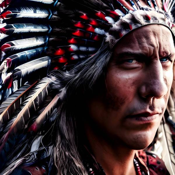 native american indigenous culture feather adult  men portrait