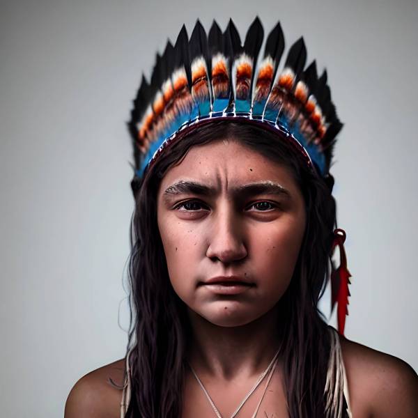 portrait one person women native americans adult looking at camera young adult
