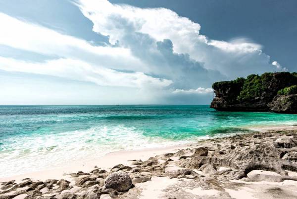 White Sand on Bali Beach 