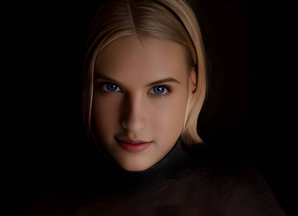 one person blond hair adult portrait caucasian ethnicity beauty women